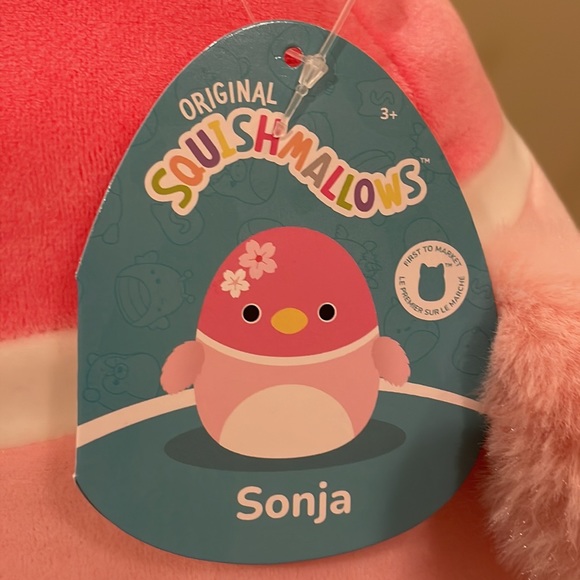 NWT 11” Sonja the Pink Sakura Mallard Duck Squishmallow - Picture 6 of 7